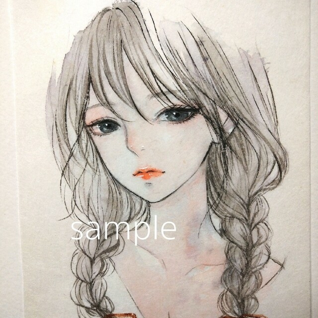 専用 絵画 肉筆原画 手描きイラスト 水彩画 オリジナル - master