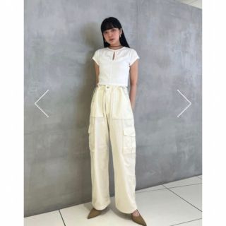 SLY - 即完売☆ MICHI x SLY ADJUST WAIST W CARGO☆白の通販 by n&k