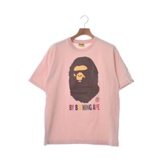 アベイシングエイプ(A BATHING APE)のA BATHING APE アベイシングエイプ Tシャツ・カットソー M ピンク 【古着】【中古】(Tシャツ/カットソー(半袖/袖なし))