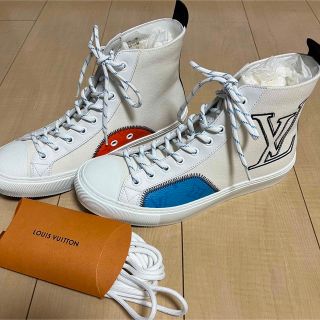 ルイヴィトン(LOUIS VUITTON)のLOUIS VUITTON ルイヴィトン タトゥーライン ハイカットスニーカー(スニーカー)