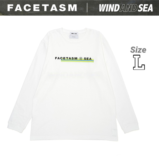新品 FACETASM × WIND AND SEA  L/S Tシャツ 白L