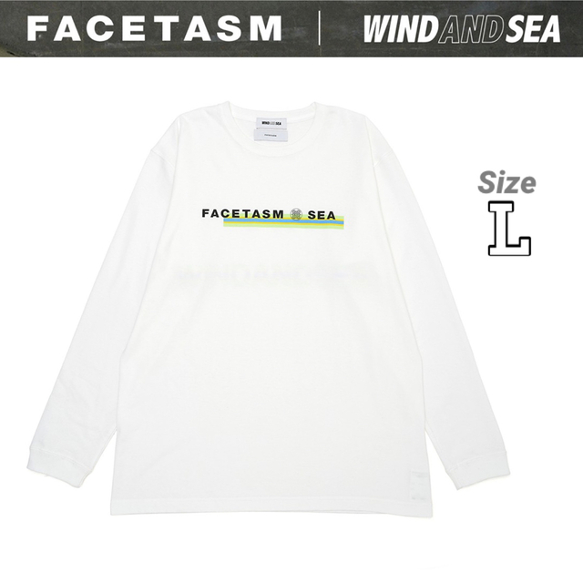 新品 FACETASM × WIND AND SEA  L/S Tシャツ 白LFAWAS_ROEM素材