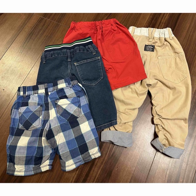 ボトムス３着セット 男の子 110 キッズ/ベビー/マタニティのキッズ服男の子用(90cm~)(パンツ/スパッツ)の商品写真