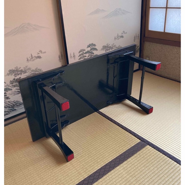京都お茶屋料理屋の折りたたみテーブル　1-7脚　引き取り専用 2