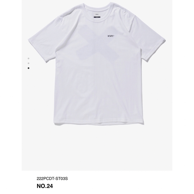 Wtaps NO.24 白 ホワイト WHITE L 222PCDT-ST03S