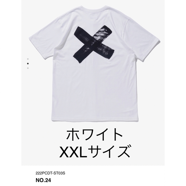 WTAPS NO.24 スポットTシャツ　ホワイト　XXLサイズ　ダブルタップス