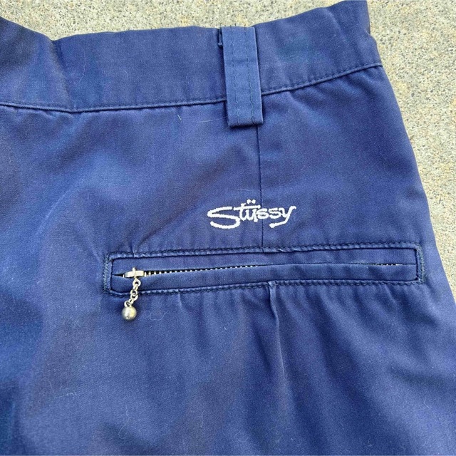 90s OLD STUSSY ショートパンツ 紺タグ レア 希少