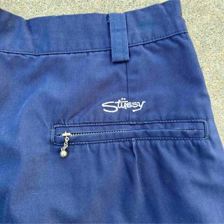 【激レア】STUSSY パンツ　CUSTOMADE 90s 黒タグ　ベージュ