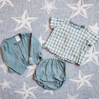 プチバトー(PETIT BATEAU)のプチバトー 70cm 3点セット(シャツ/カットソー)