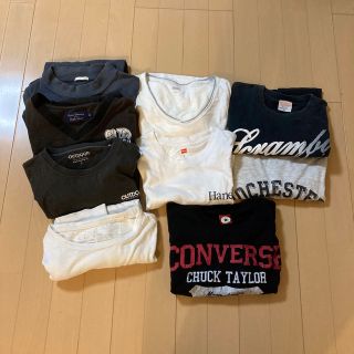 コンバース(CONVERSE)のメンズtシャツ半袖、長袖まとめ売り、メンズtシャツ長袖4枚&半袖5枚(Tシャツ/カットソー(半袖/袖なし))