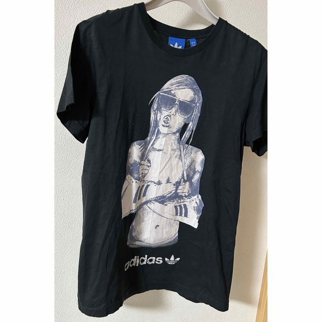 adidas(アディダス)のadidas アディダス ロングT tシャツ レディースLL ブラック レディースのトップス(Tシャツ(半袖/袖なし))の商品写真