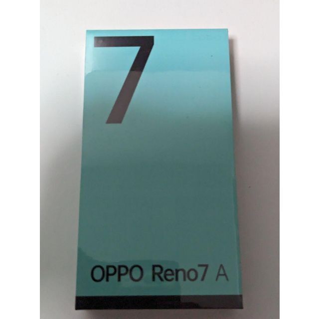 OPPO Reon7 A ブルー 未開封品 ワイモバイル