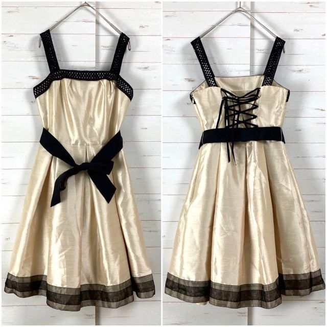 C'ESTLAVIE セラビ レースアップ パーティードレス ワンピース 9