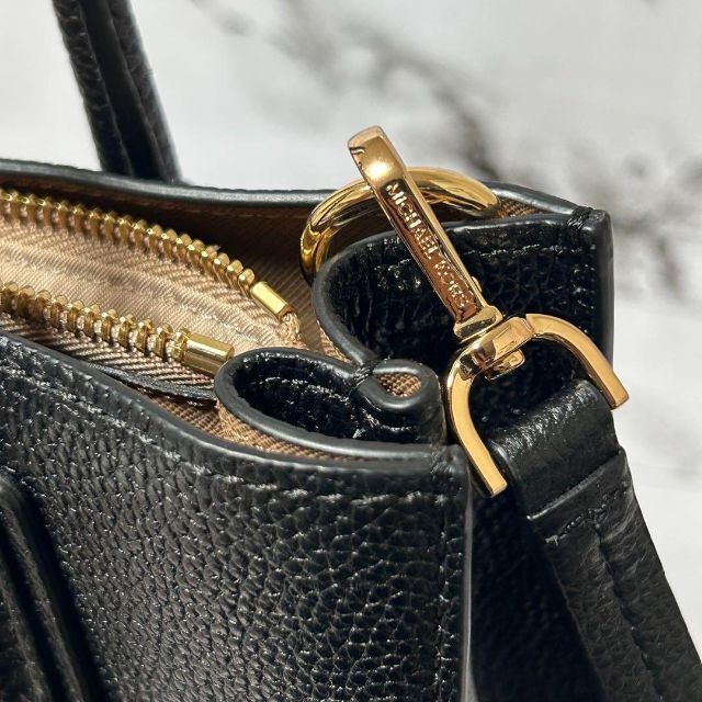 MICHAEL KORS レザー ショルダーバッグ  2way 黒