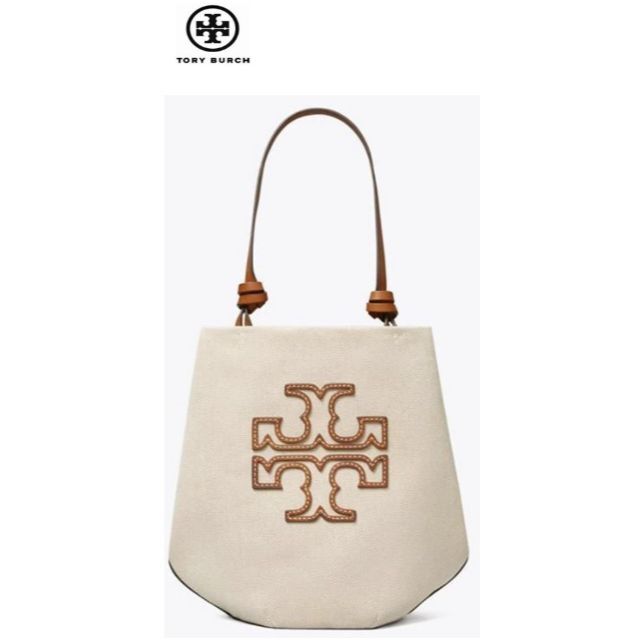 A4可 極美品 TORY BURCH キャンバス 2WAY トートバッグ 大容量