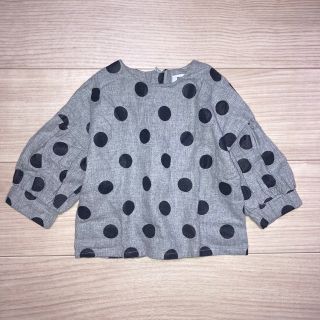 コドモビームス(こどもビームス)のMOTORETA 水玉 ドット柄 トップス ベビー服80 女の子(Ｔシャツ)