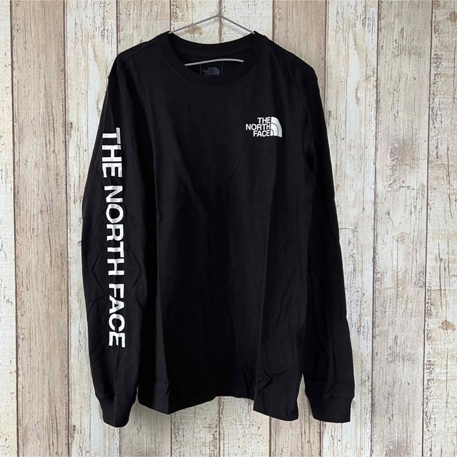 【海外限定】TNF ロンT ホワイト US/M 日本サイズL
