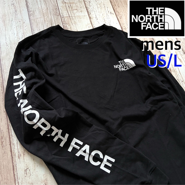 【海外限定】TNF ロンT ブラック US/L 日本サイズXL | フリマアプリ ラクマ