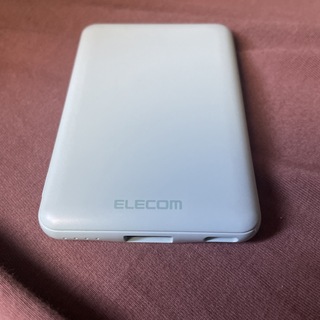エレコム(ELECOM)のエレコム モバイルバッテリー 5000mAh（ブルー）(バッテリー/充電器)