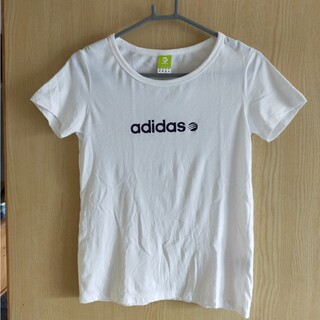 アディダス(adidas)のadidas　レディースTシャツ　古着　Mサイズ(Tシャツ(半袖/袖なし))