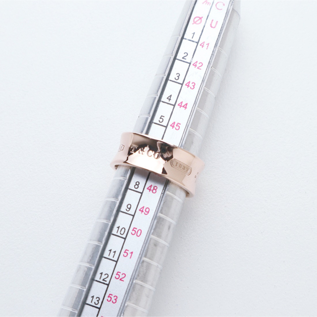 美品 TIFFANY ティファニー ミディアム リング ルベド 指輪 6.5号-