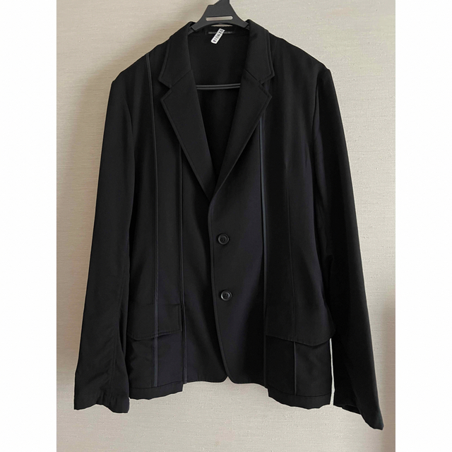 Yohji Yamamoto POUR HOMME(ヨウジヤマモトプールオム)の16SS Yohji Yamamoto Pour Homme 縦ラインパイピング メンズのスーツ(セットアップ)の商品写真