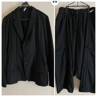 ヨウジヤマモトプールオム(Yohji Yamamoto POUR HOMME)の16SS Yohji Yamamoto Pour Homme 縦ラインパイピング(セットアップ)