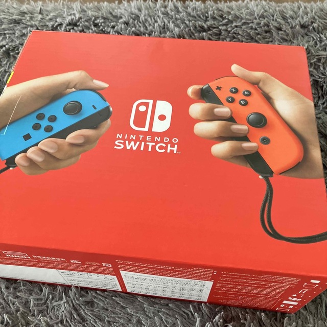 新品 Nintendo Switch  ネオンブルー レッド 新パッケージ 小型