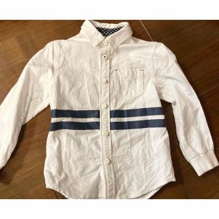 ロペピクニック(Rope' Picnic)のused GIORDANO デザインシャツ　キッズシャツ(ブラウス)