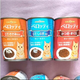 猫用缶詰４種、２４缶(各400g、計９.６kg)の通販 by リッキー's ...