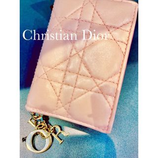 クリスチャンディオール(Christian Dior)のリペア済み　クリスチャンディオール カードケース　 カナージュ　レディディオール(その他)