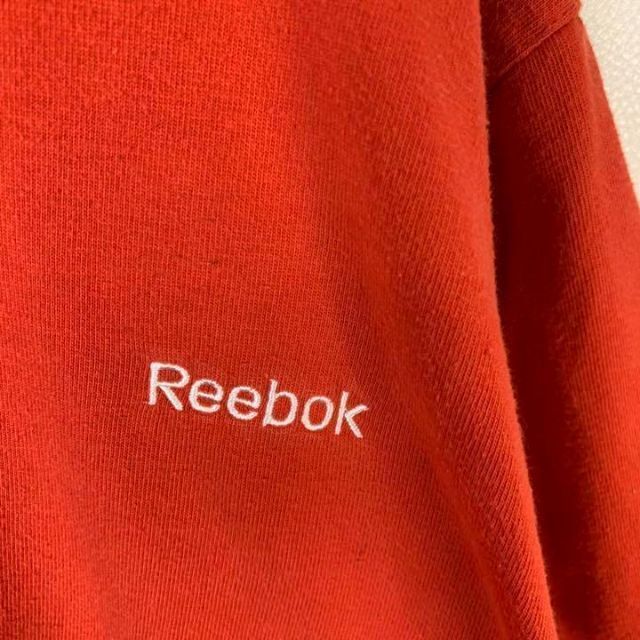 Reebok(リーボック)のD534 リーボック　ワンポイントロゴ　刺繍ロゴ　L オレンジ　半袖　Tシャツ メンズのトップス(Tシャツ/カットソー(半袖/袖なし))の商品写真