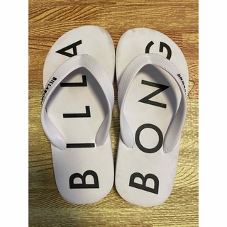 ビラボン(billabong)のBILLABONG kids ビーサン　ホワイト　20.0cm(サンダル)