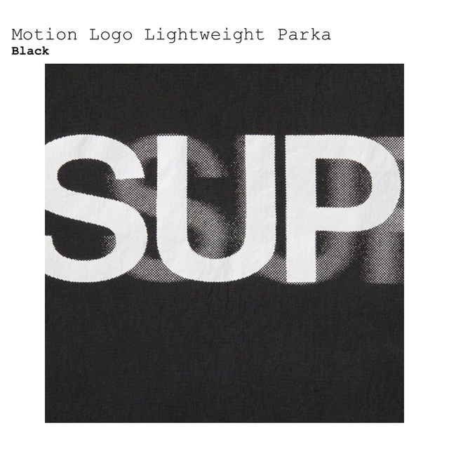 Supreme - Supreme Motion Logo Lightweight Parkaの通販 by アド's ...