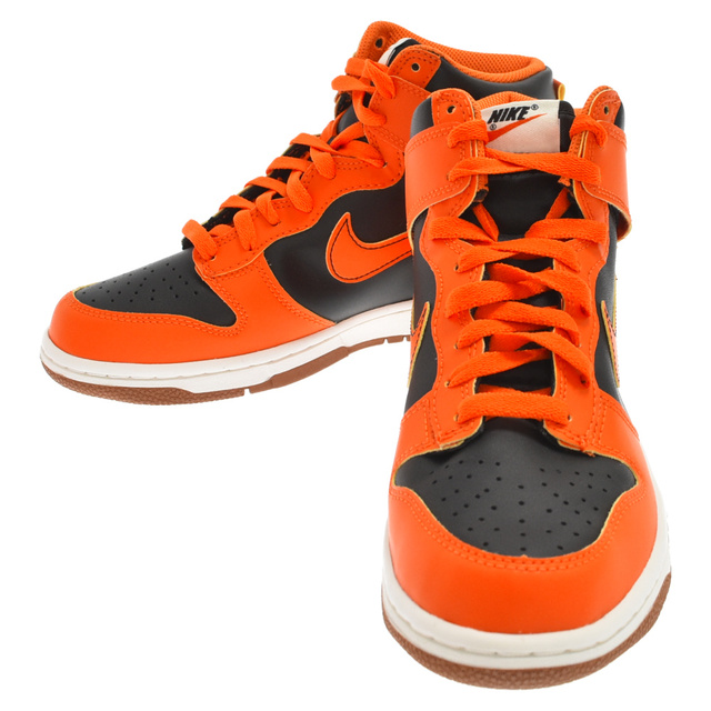 NIKE(ナイキ)のNIKE ナイキ GS Dunk High Halloween GS ダンク ハイ ハロウィン ハイカットスニーカー ブラック/オレンジ DB2179-004 US7Y/25cm レディースの靴/シューズ(スニーカー)の商品写真