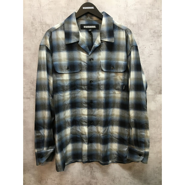 NEIGHBORHOOD BLOCK OMBRE L/S SHIRT 23ss ネイバーフッド ブロック オンブレ 長袖シャツ  231BENH-SHM05【中古】【004】 | フリマアプリ ラクマ