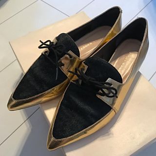 エストネーション(ESTNATION)のLOEFFLER RANDALL ポインテッドトゥシューズ(ローファー/革靴)