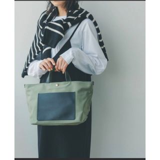 トプカピ(TOPKAPI)のトプカピ　CALM レディース ミニトート バッグ　モスグリーン(トートバッグ)