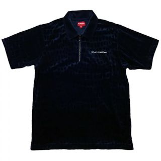 シュプリーム(Supreme)のSupreme Croc Velour Zip Polo 18SS (ポロシャツ)