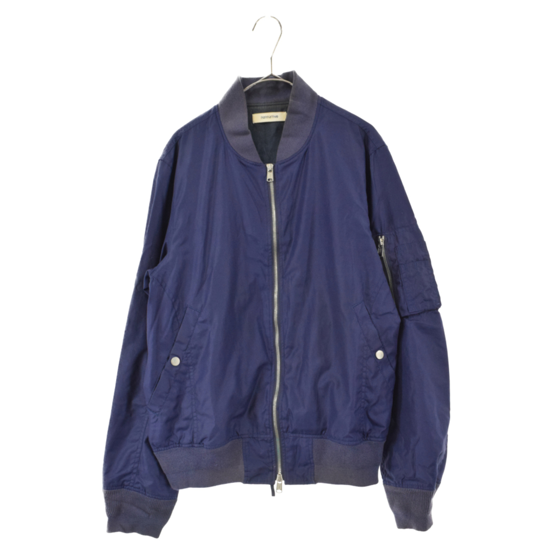 nonnative ノンネイティブ BOMBER JACKET C/P TUSSAH タッサーボンバージャケット NN-J2515 ネイビー