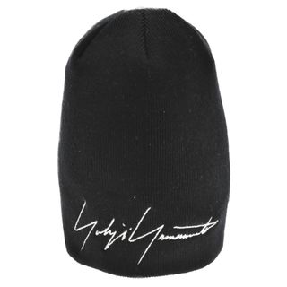 ヨウジヤマモト(Yohji Yamamoto)のYohji Yamamoto POUR HOMME ヨウジヤマモト プールオム × New Era SOFT ACRYLIC BEANIE ビーニー ニット帽 HR-H39-567 ブラック(ニット帽/ビーニー)