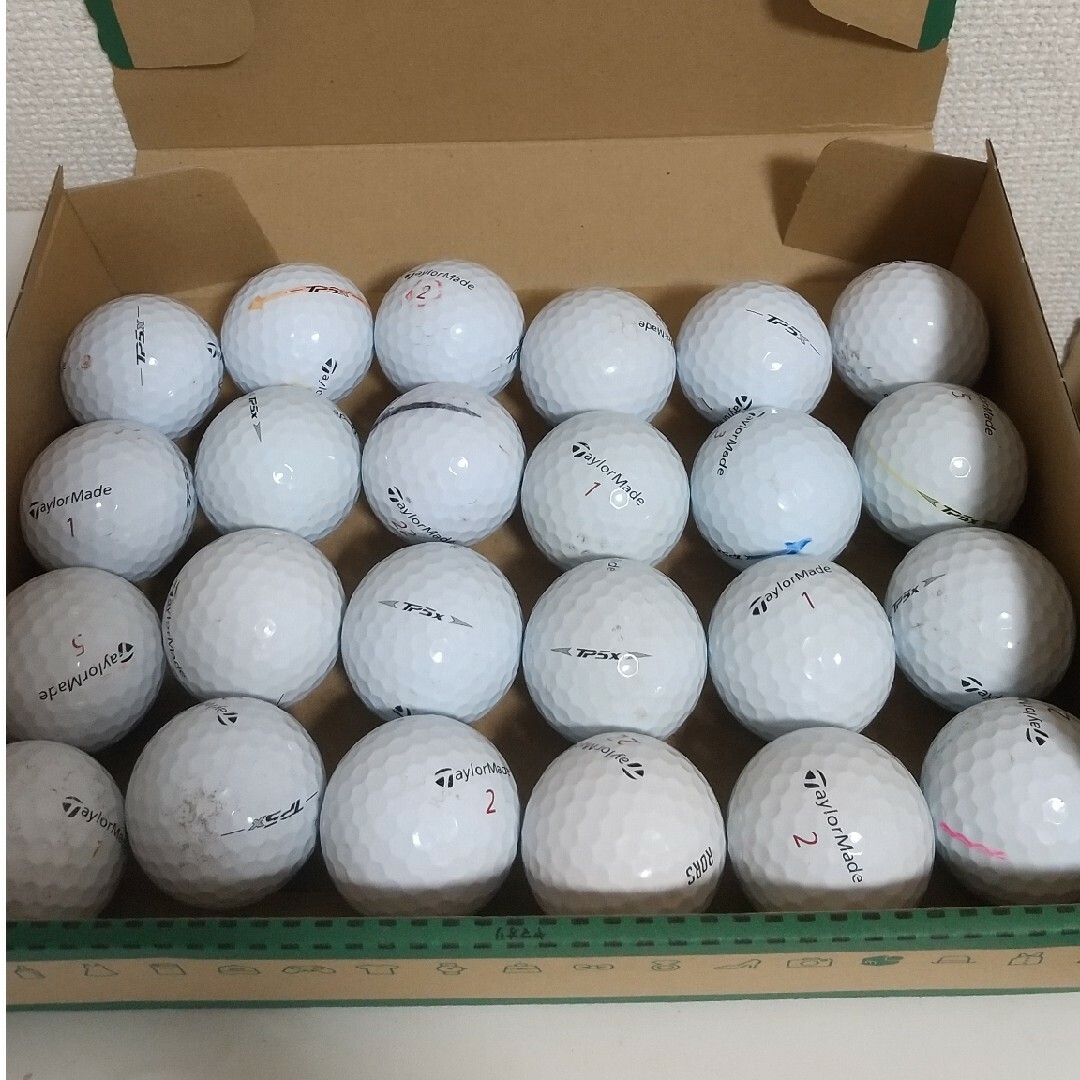 TaylorMade - テーラーメイド TP5x ロストボール 2ダース ホワイトの