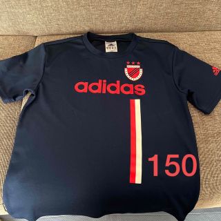 adidas - adidas アディダス 150 Tシャツ 紺 ネイビー サッカー