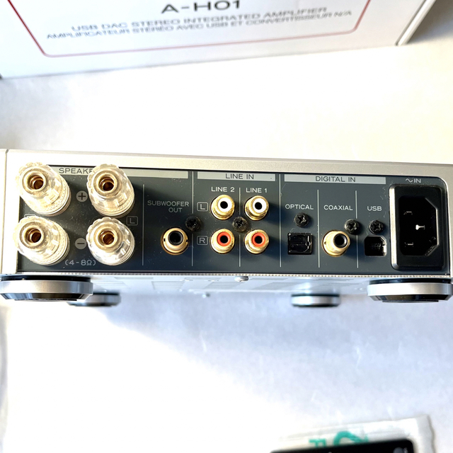 TEAC プリメインアンプ A-H01-S 元箱付き 5