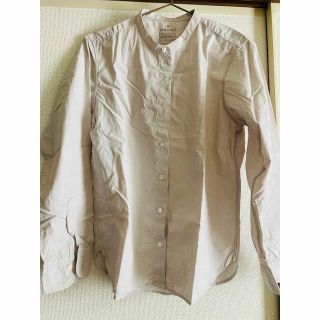 MUJI (無印良品) ノーカラー シャツ/ブラウス(レディース/長袖)の通販