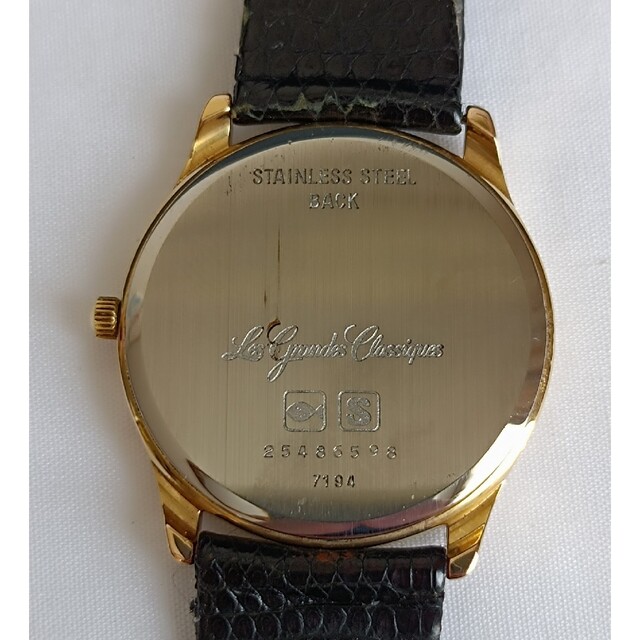 LONGINES - 美品 稼働品 ロンジン メンズ腕時計 ゴールド文字盤 三針