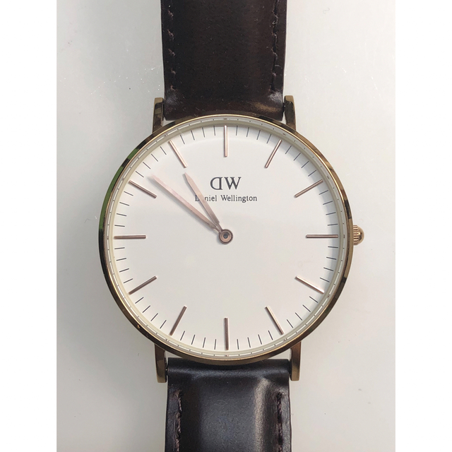 Daniel Wellington(ダニエルウェリントン)のダニエルウェリントン・メンズ・36ミリ・中古品 メンズの時計(腕時計(アナログ))の商品写真