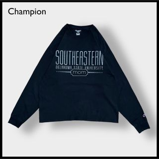 チャンピオン(Champion)の【Champion】カレッジ ロンT 長袖Tシャツ XL ビッグサイズ US古着(Tシャツ/カットソー(七分/長袖))