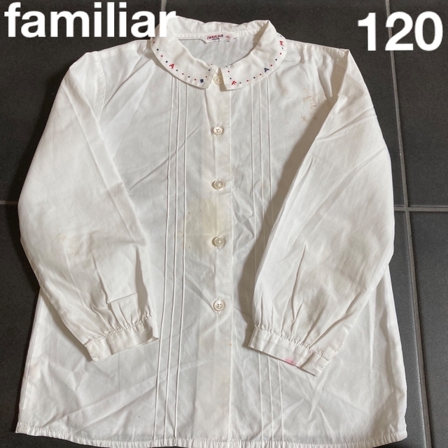 familiar(ファミリア)の女児ブラウス キッズ/ベビー/マタニティのキッズ服女の子用(90cm~)(ブラウス)の商品写真