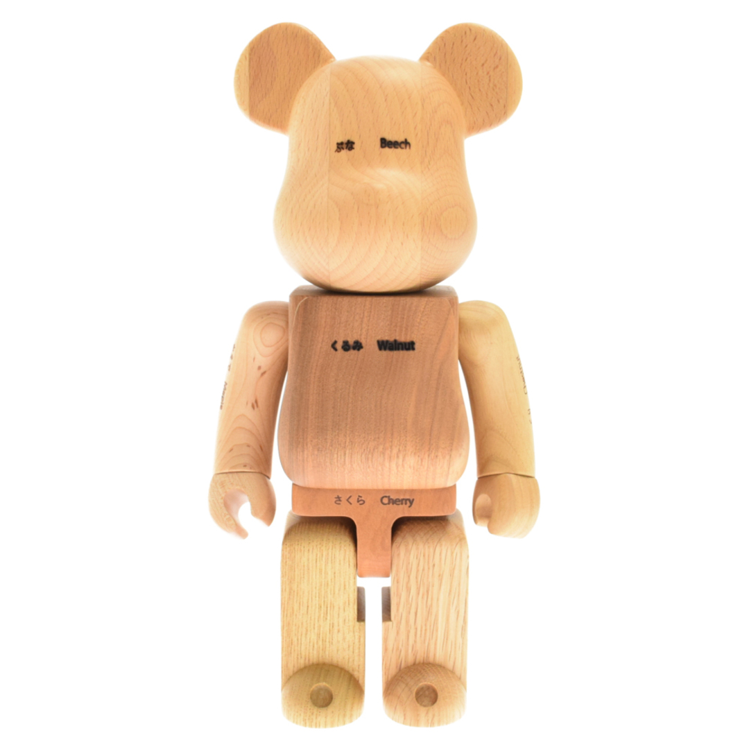 MEDICOM TOY メディコムトイ かんばつ材 400% BE@RBRICK カリモク ベアブリック モア・トゥリーズ more trees フィギュア ホビー 人形 ベージュ